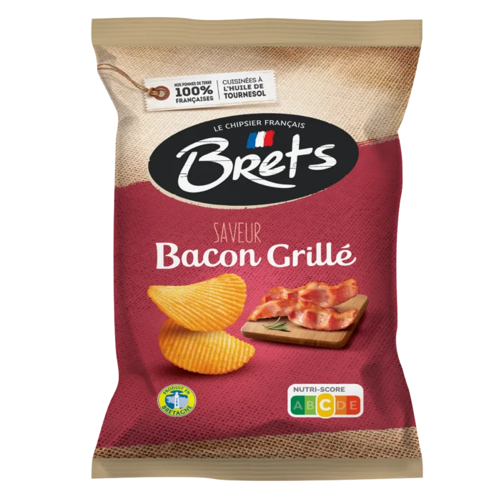 Brets Ondulées Bacon Grillé (Best Before 2025 December 31)