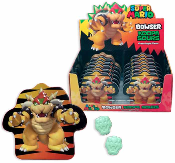 Nintendo Super Mario - Bowser Koopa Green Apple Candies
