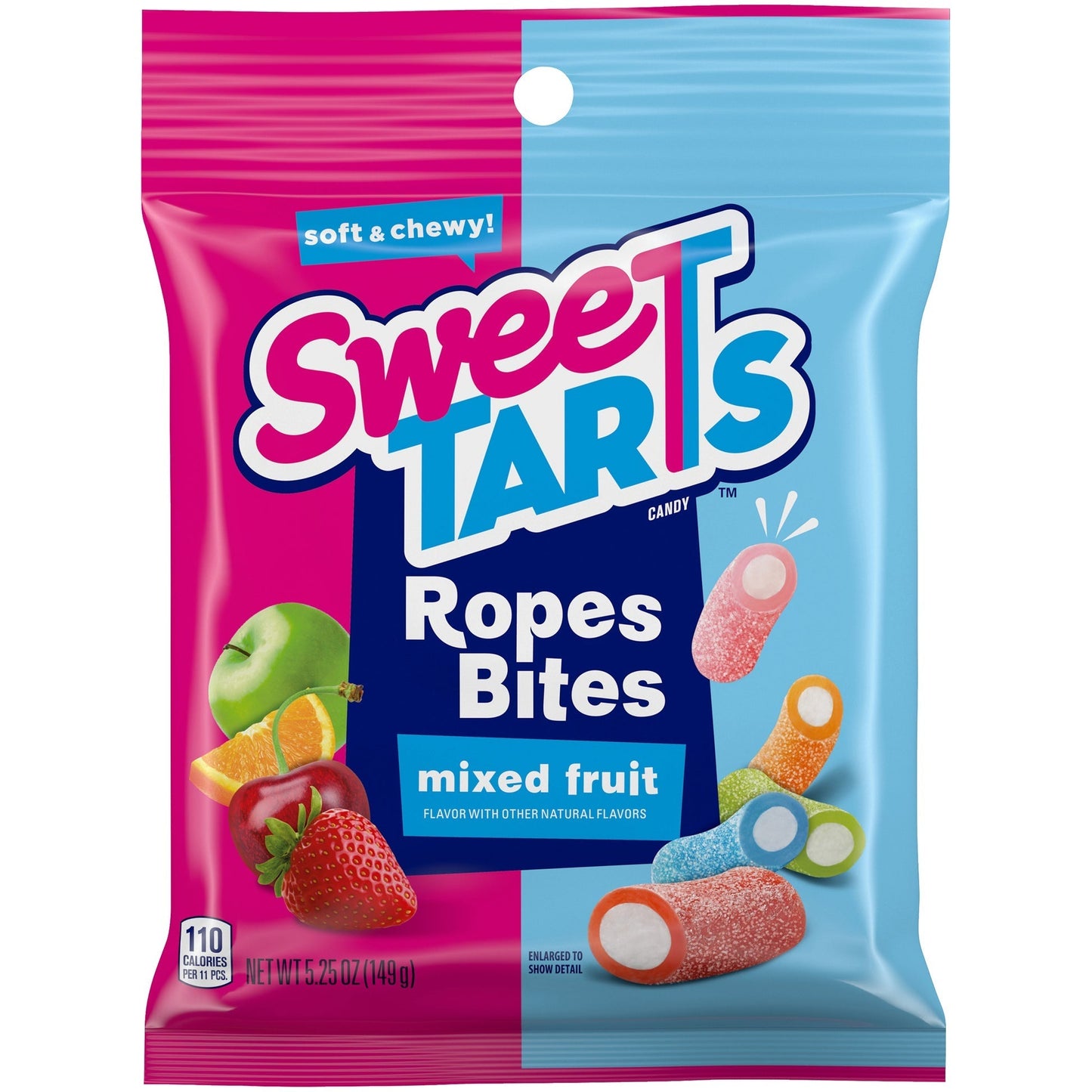 Sweetarts Rope Bites Mixed Fruits 5.25oz