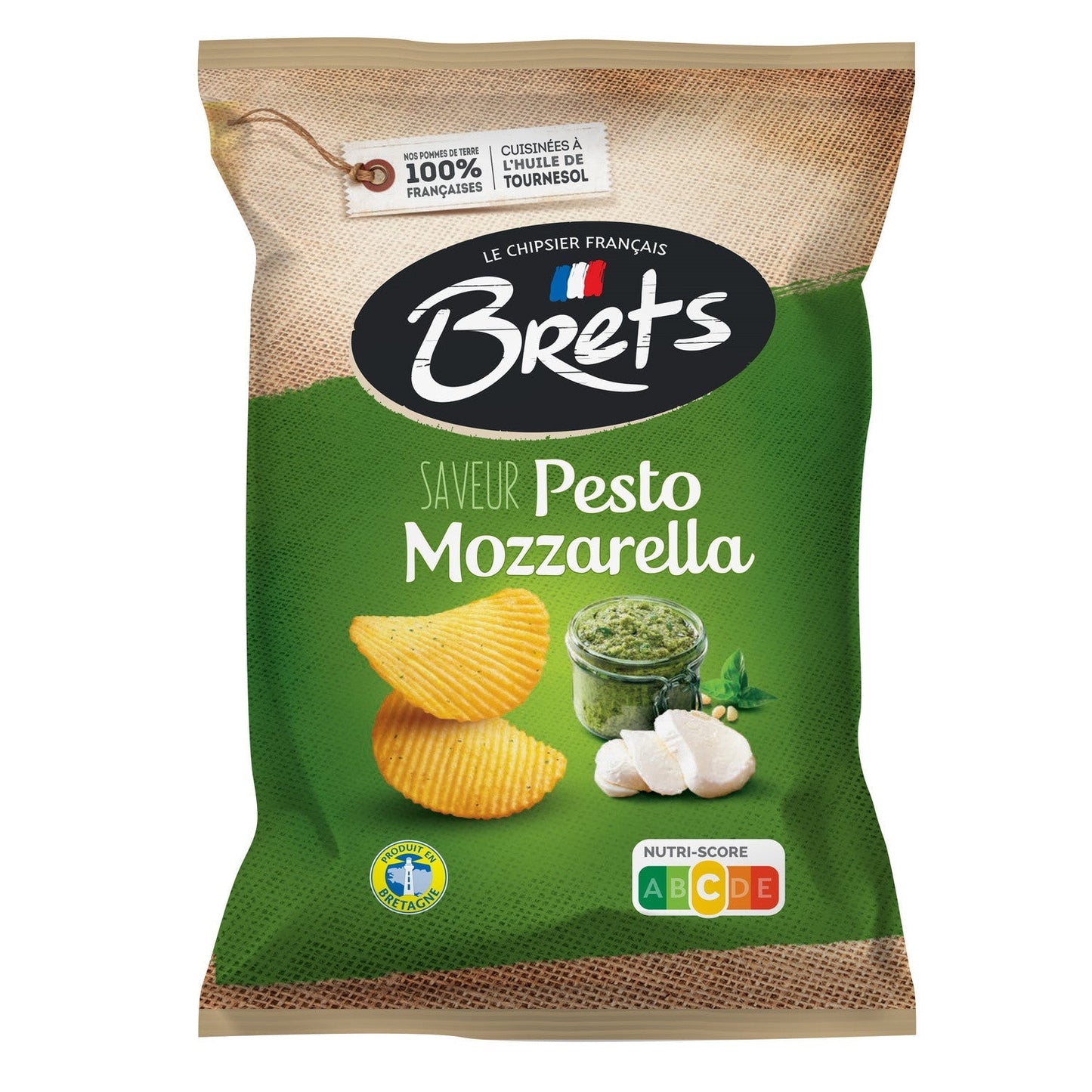 Brets Pesto Mozzarella 125g