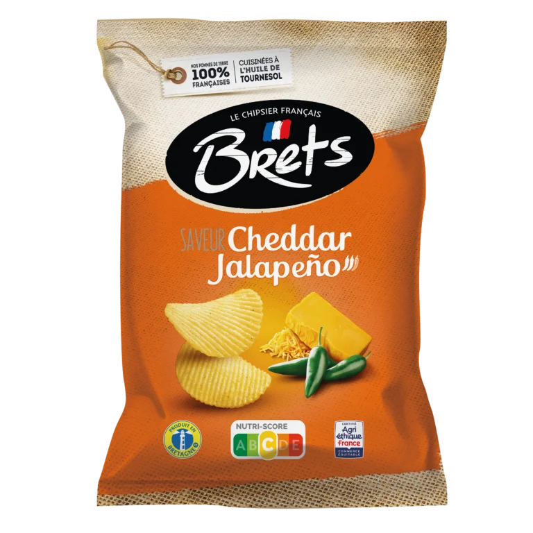 Brets Cheddar et Jalapeño 125g