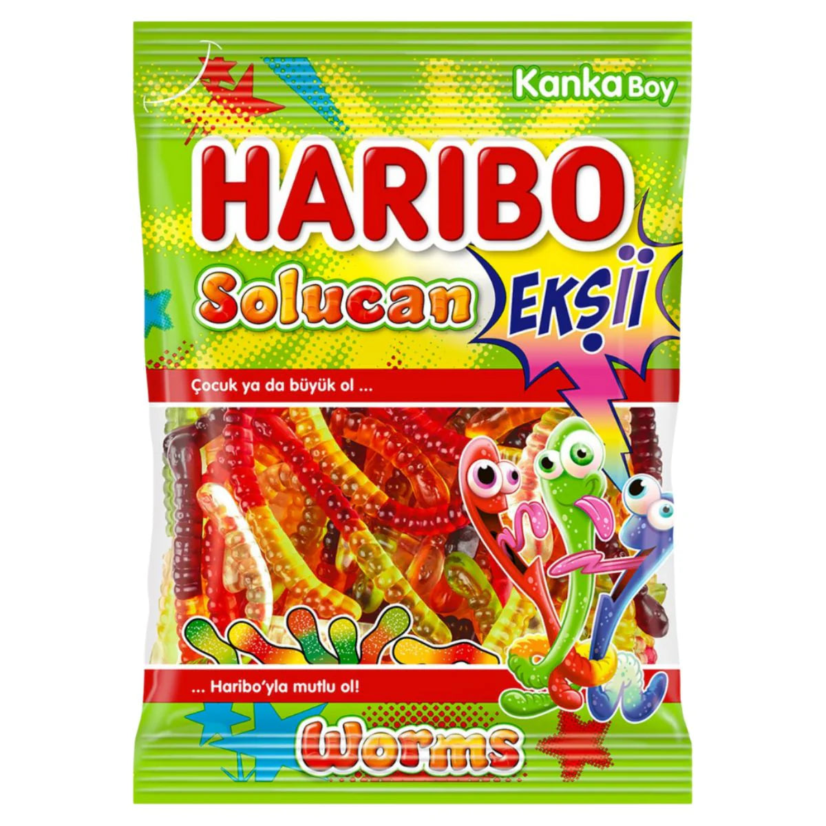 Haribo Fizz Worm 70g