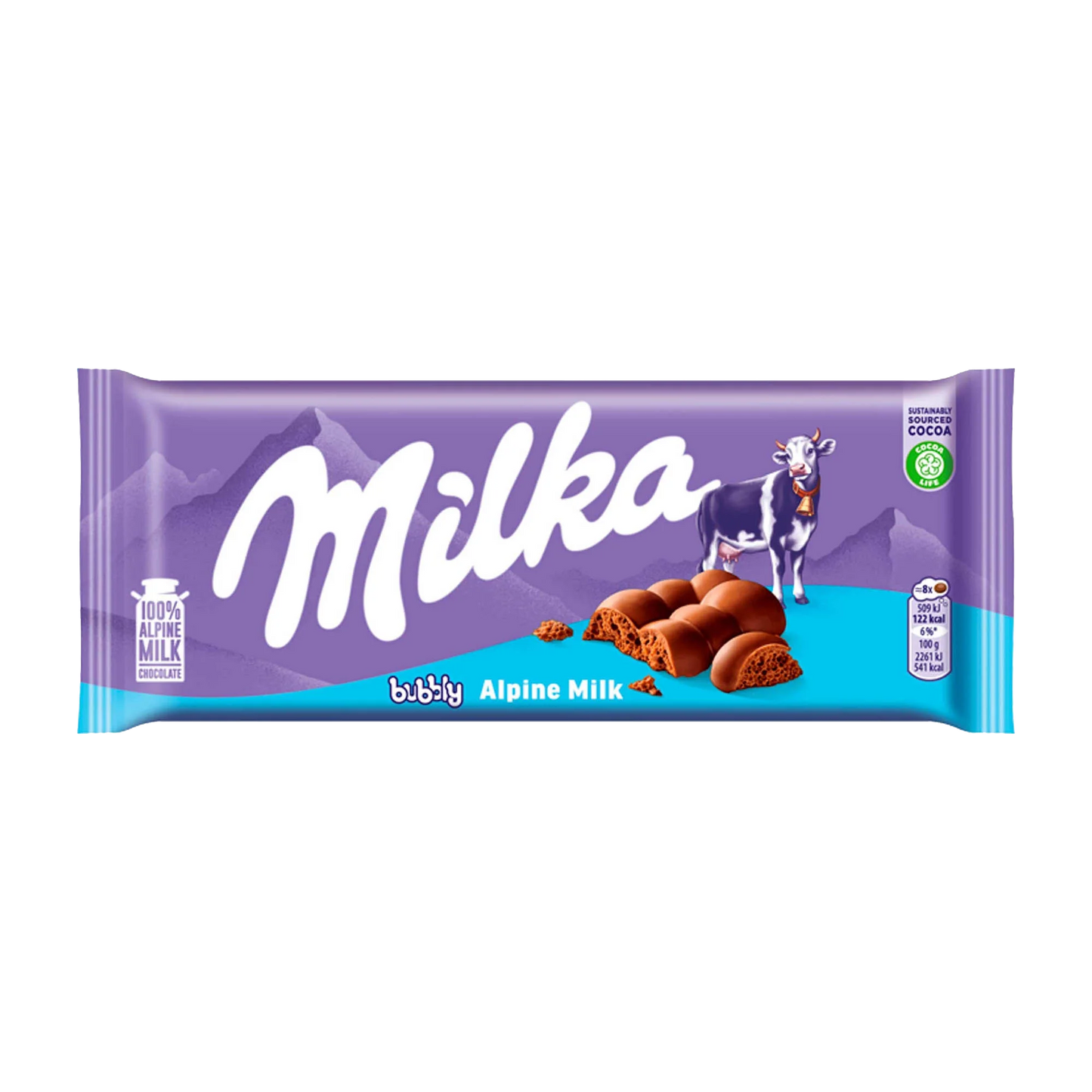 Milka Bubbly Alpine Milk 90g