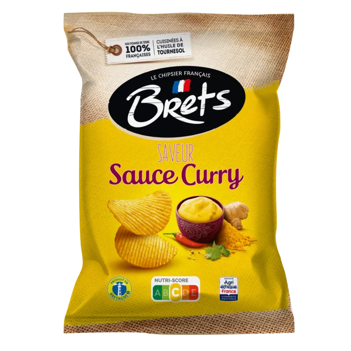 Brets ondulées Sauce Curry