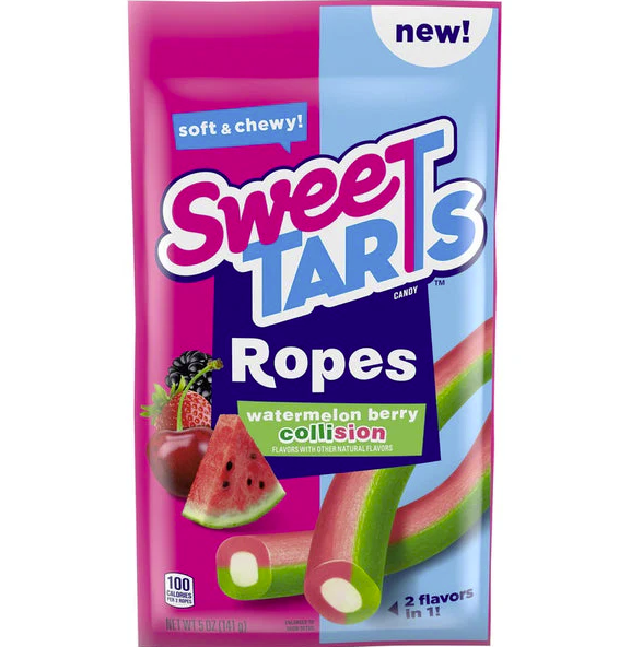 Sweetarts Rope Collision Watermelon Berry Peg Bag