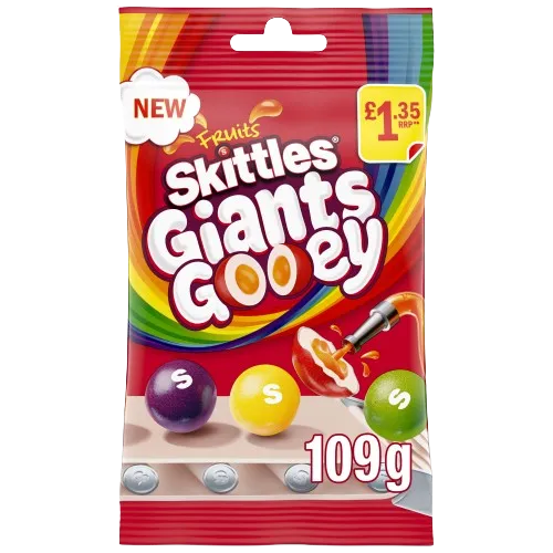 Skittles Giants Gooey Fruits 109g
