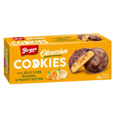 Bergen Obsession with Jelly cube Banana & Peanut Butter 128g