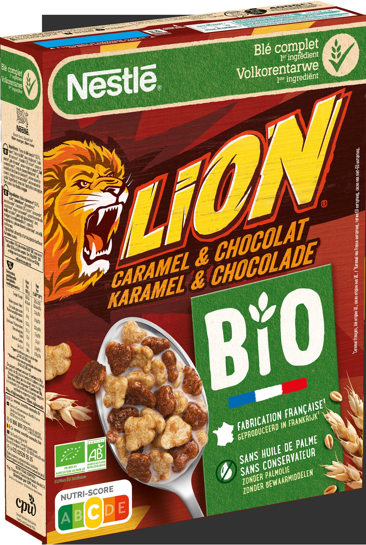 Nestle Lion Cereals Caramel & Chocolate BIO 400g