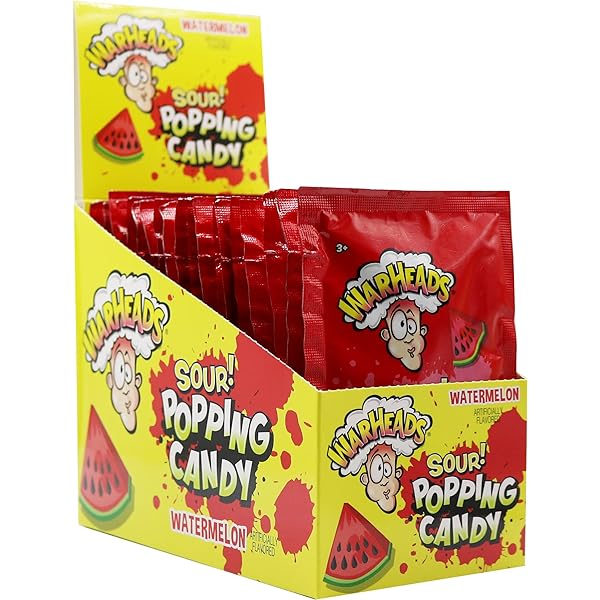 Warheads Popping Candy Watermelon 0.33oz