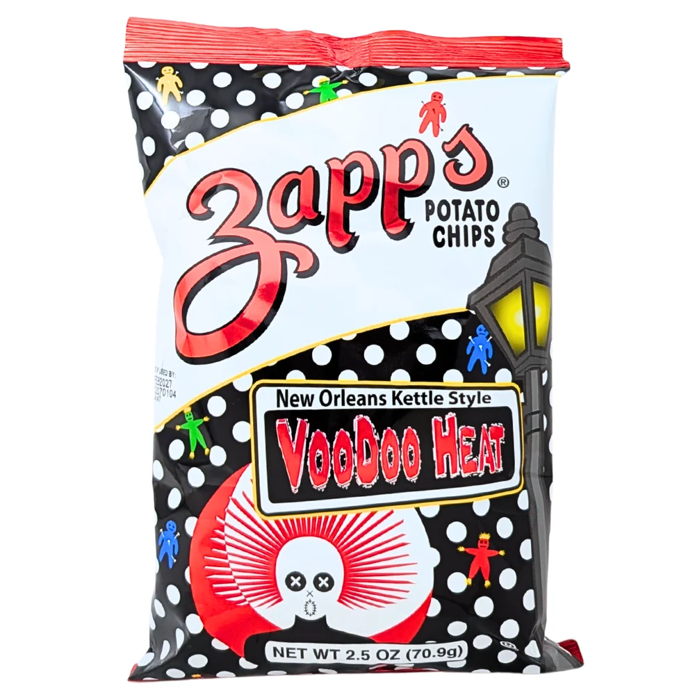 Zapp'S Voodoo Heat Kettle Chip 2.5 Oz x 10