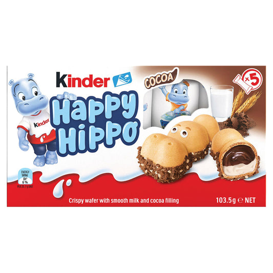 Happy Hippo Cacao Cream Biscuits 5pk 103.5g