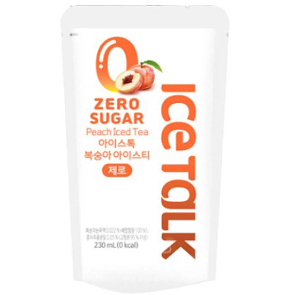 Ice Talk Zero Sugar Peach Iced Tea 230ml x 10