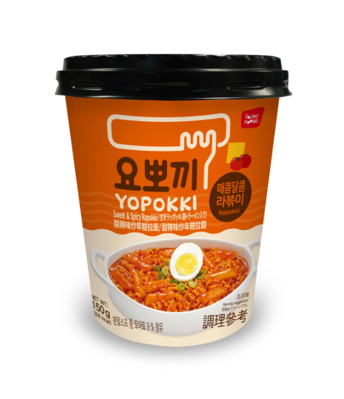 Yopokki Sweet & Spicy Rabokki 145g x 16