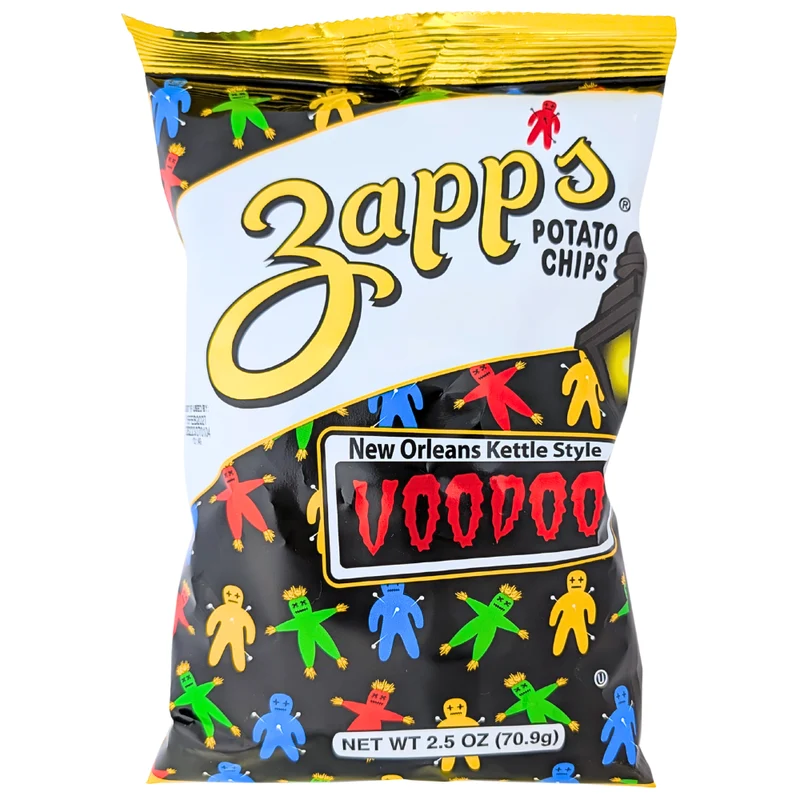 Zapp'S Voodoo Kettle Chip 2.5 Oz x 10