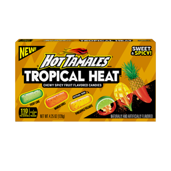 Hot Tamales Tropical Heat Theater Box 120g x 12