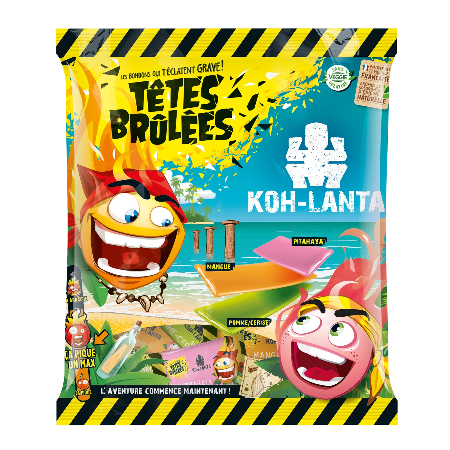 Têtes Brûlées Koh Lanta 150g x 16