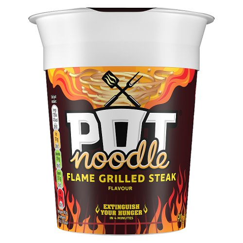 Pot Noodle Flame Grilled Steak 90g x 12