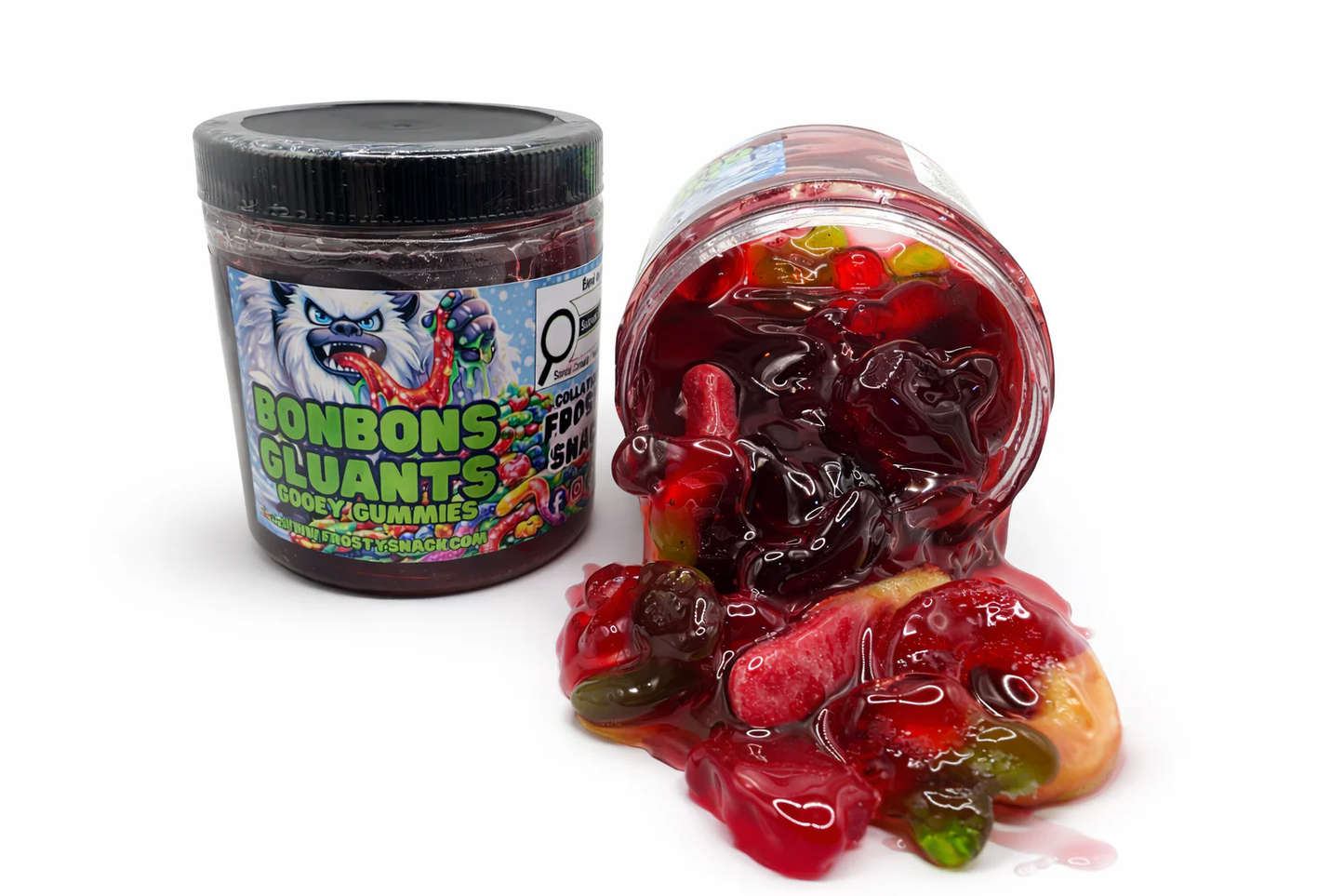 Bonbons Gluants Cerise 300g (6 pots)