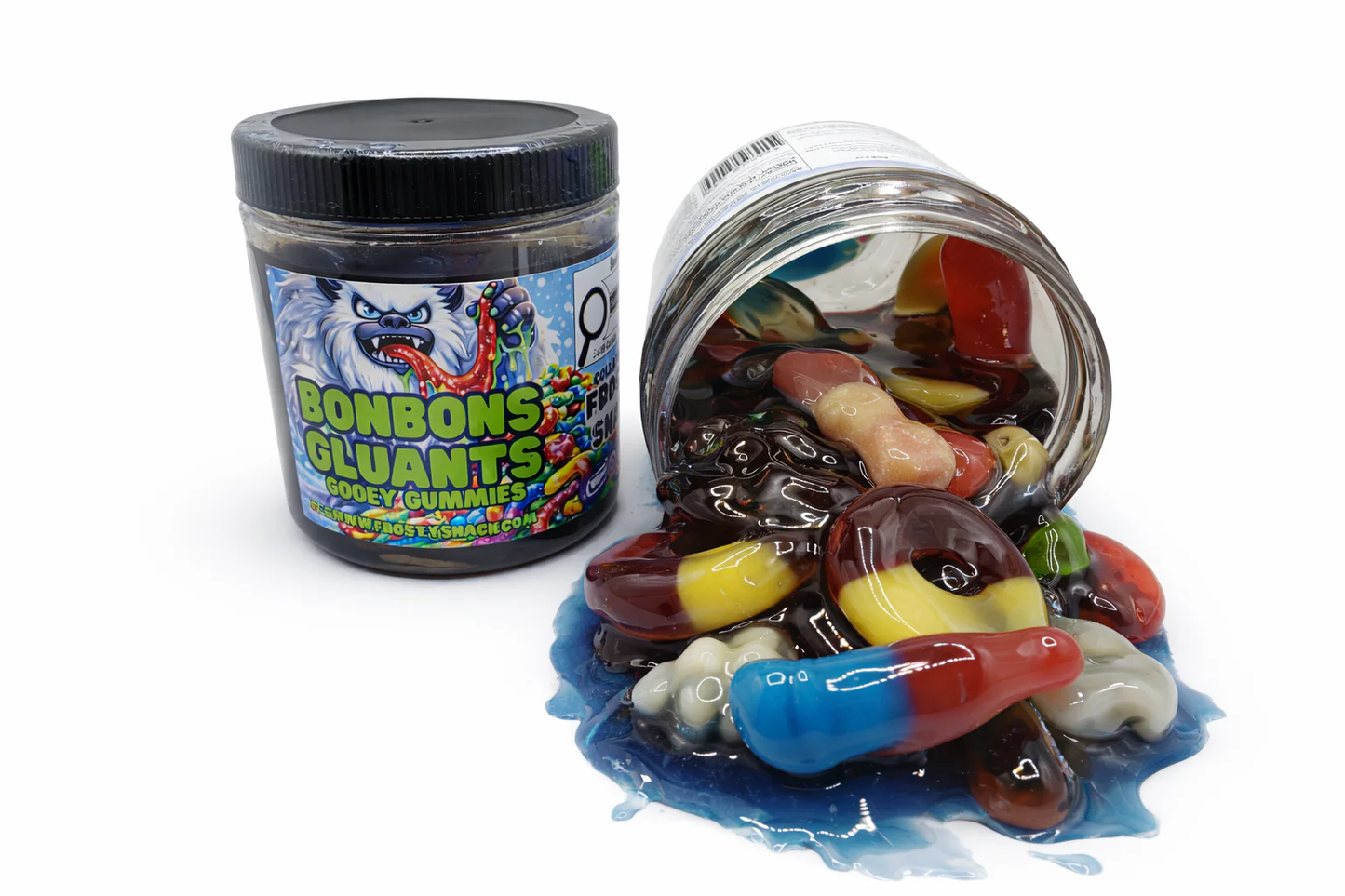 Bonbons Gluants Barbe à Papa 300g (6 pots)