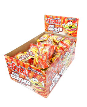 Efrutti Gummi Mini Burgers .32oz x 60
