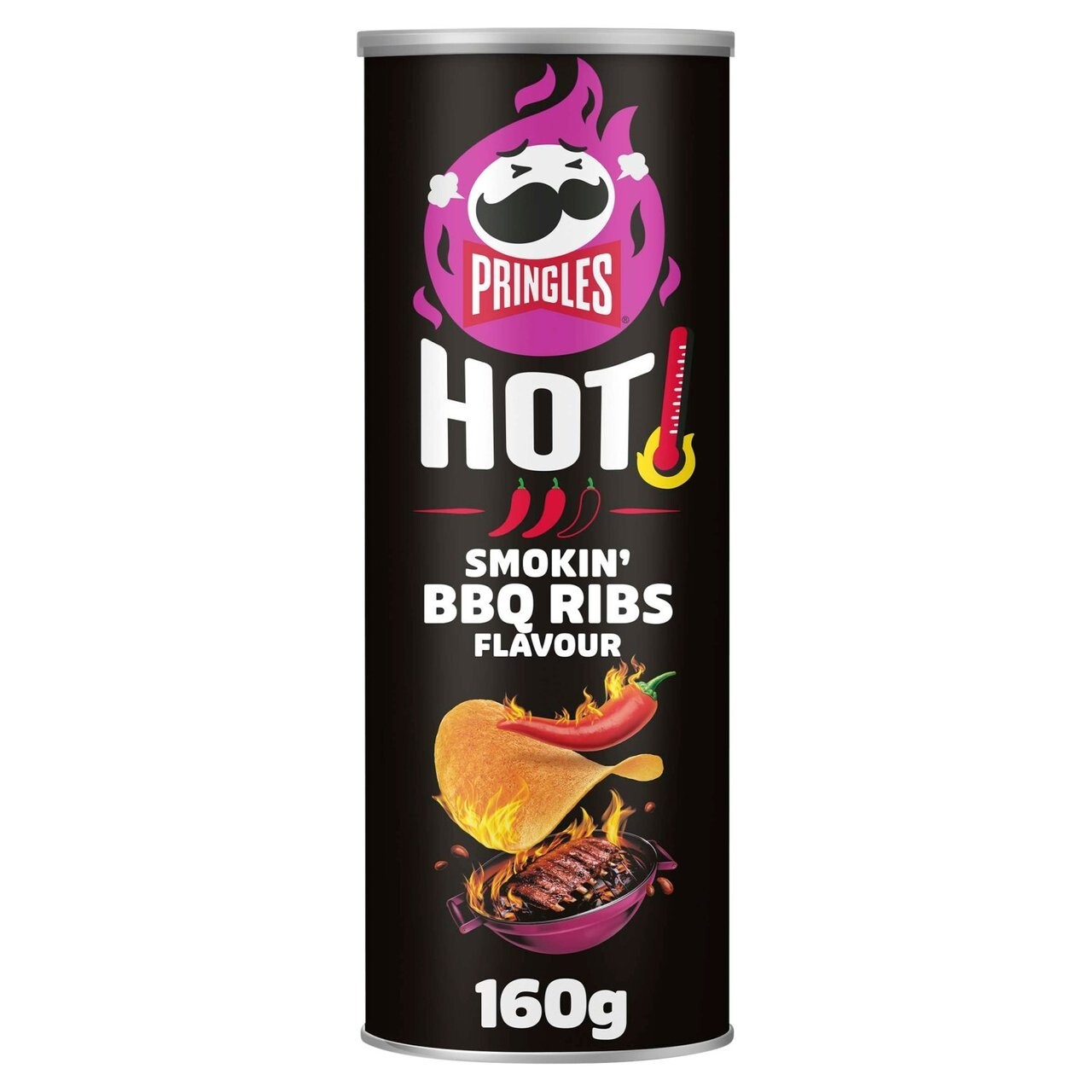 Pringles Hot Bbq Ribs 160g x 19
