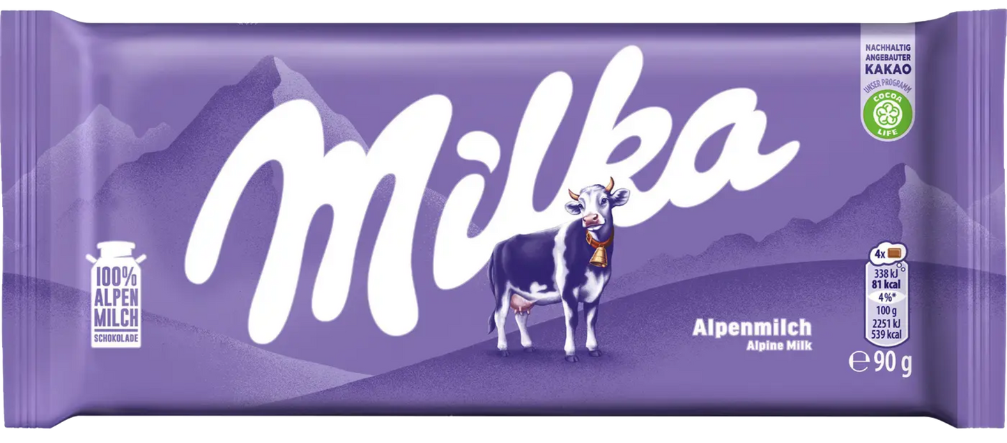 Milka Alpine Milk 90g