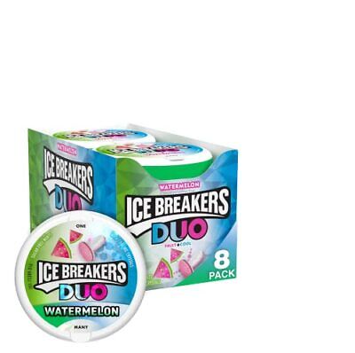 ICE BREAKERS DUO Watermelon Tin 1.3 oz