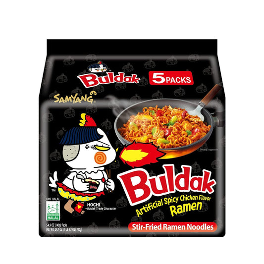 SamYang Buldak Spicy Chicken (Original) 140g 5 Pack (8 Units) Best Before 28 Oct 2025
