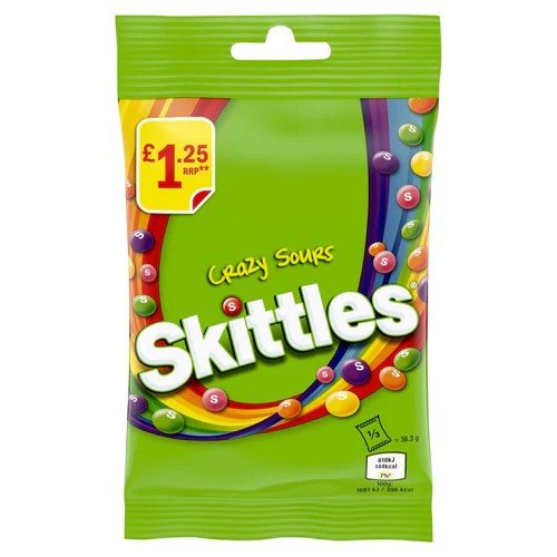 Skittles Crazy Sour 109g