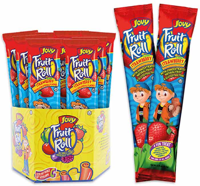 Jovy Fruit Rolls Strawberry