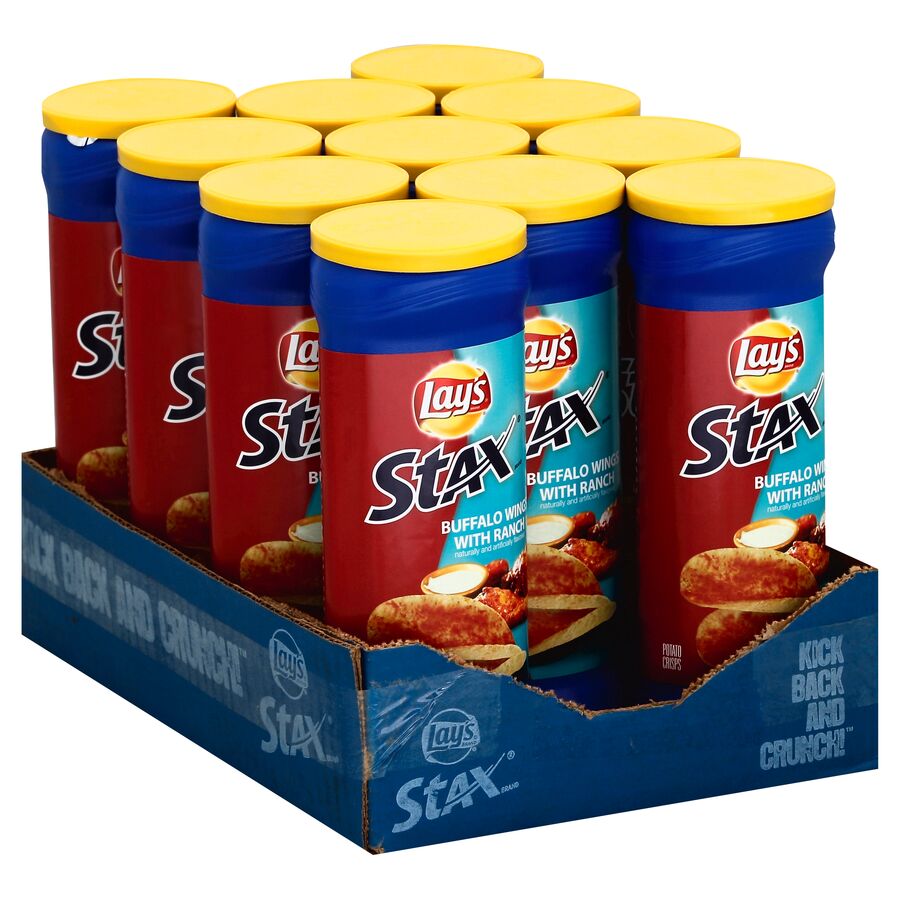 Frito-Lay Lay's Stax Buffalo Wings With Ranch 5.5oz