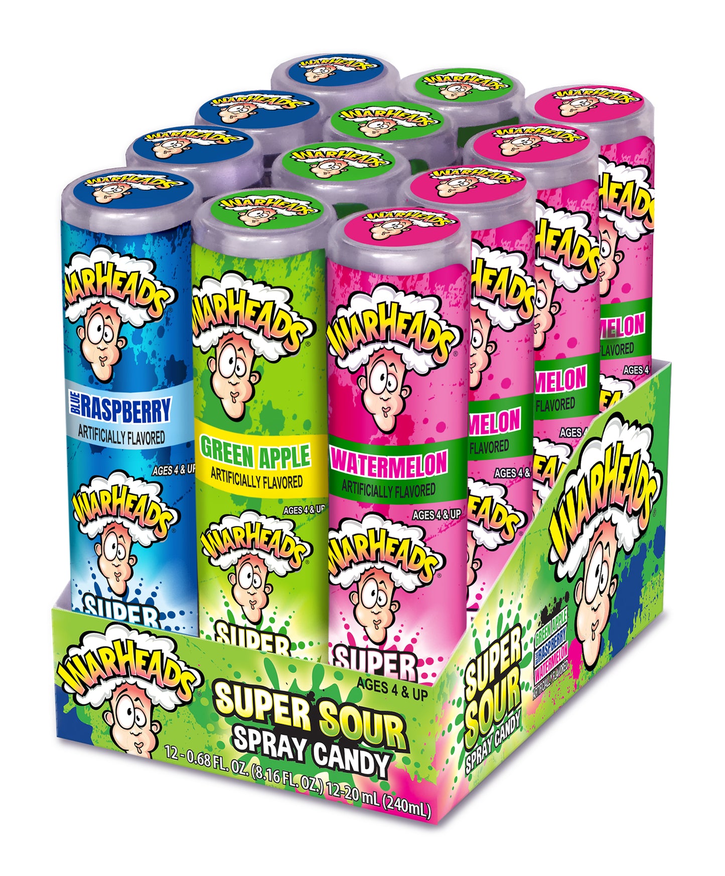 Warheads Upright Box Spray 0.68oz