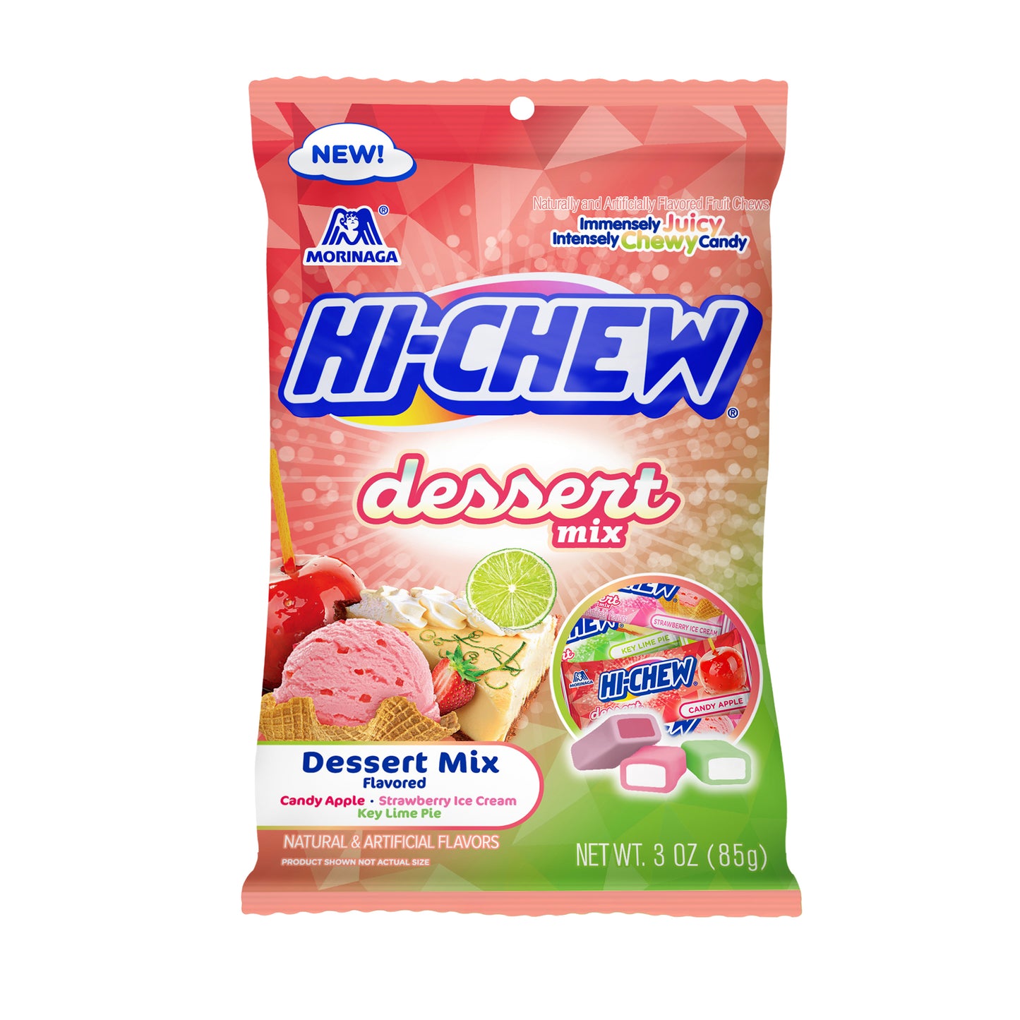 Hi-Chew Peg Bag Dessert Mix 3oz