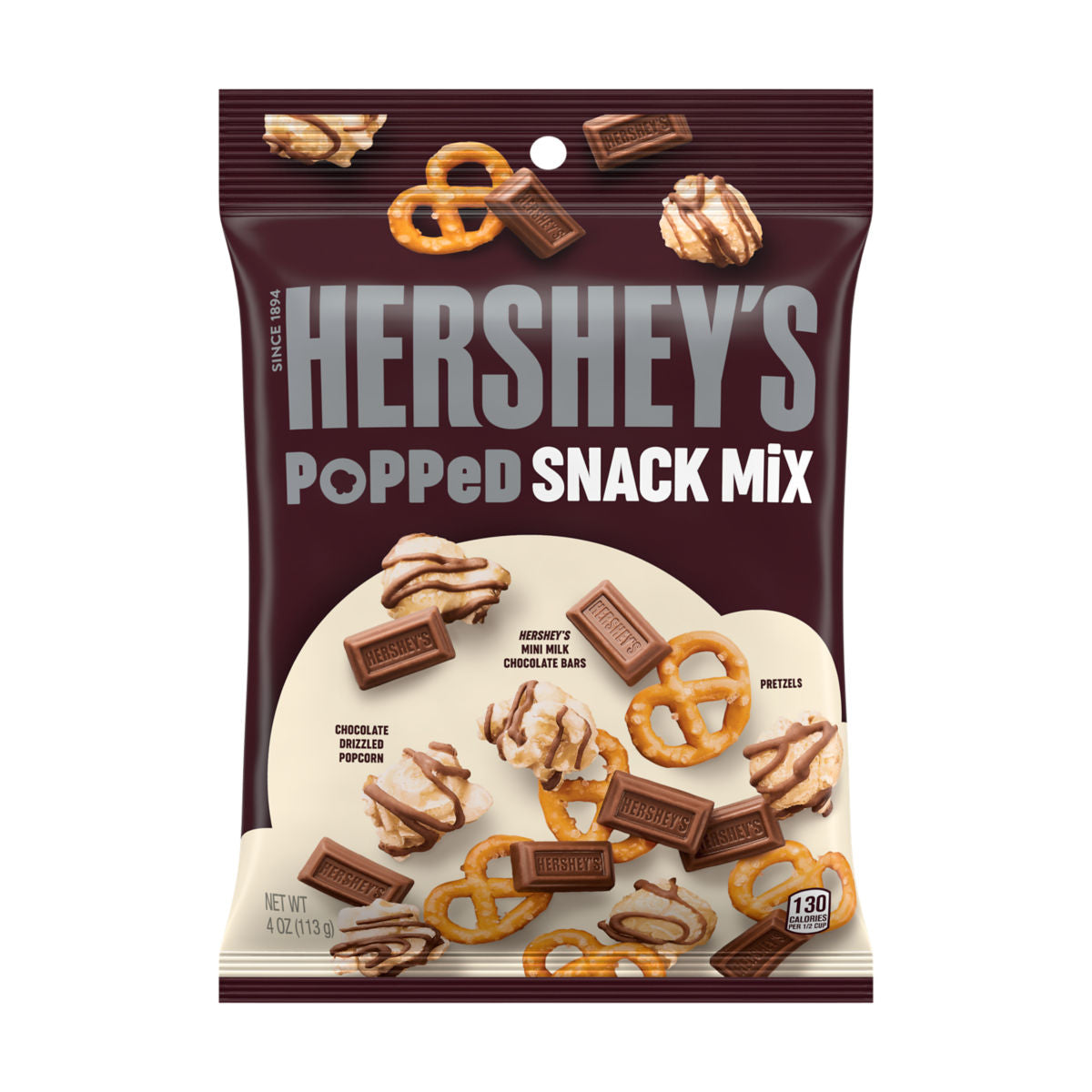 Hershey's Snack Mix Popped 4oz