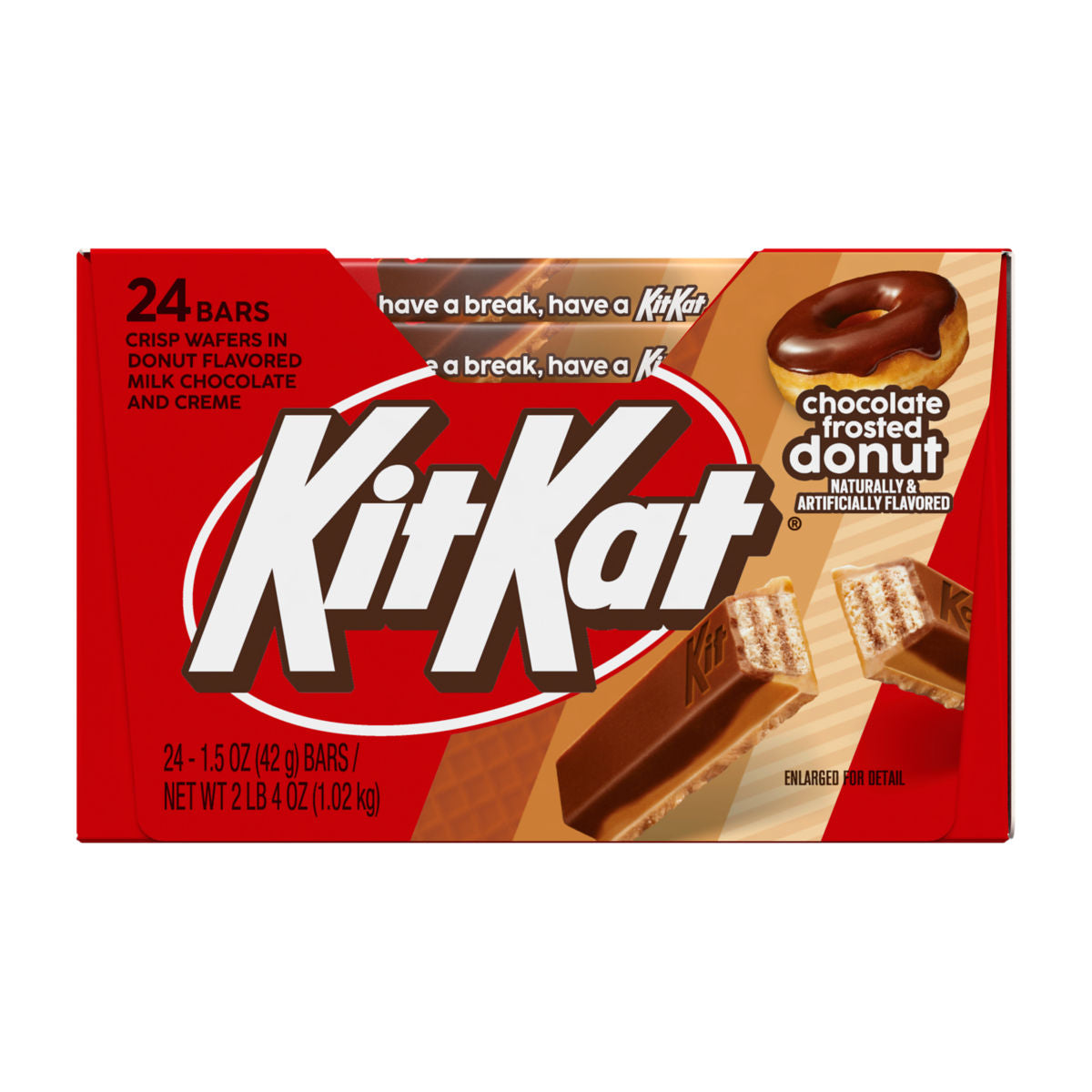 KIT KAT Chocolate Frosted Donut 43G - 24Ct