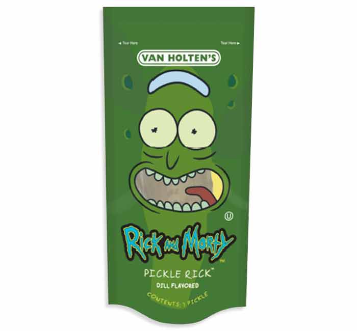 Van Holten King Size Pickle-in-a-Pouch Rick & Morty