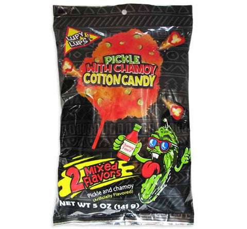 LuPy LuPs Pickle Cotton Candy with Chamoy 5oz