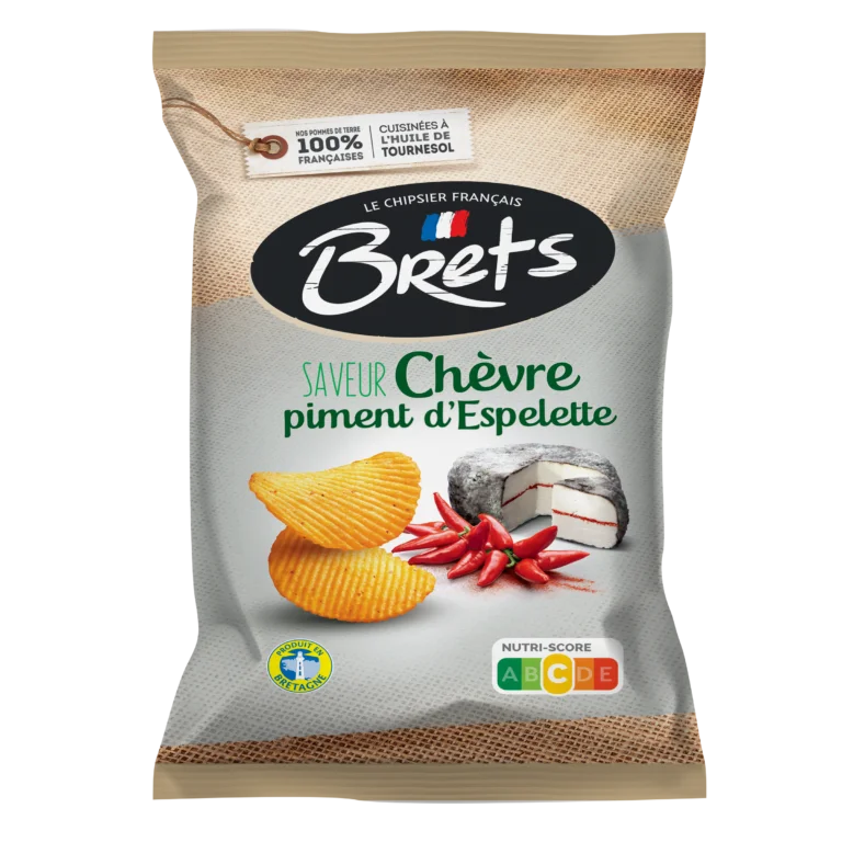 Brets Ondulées Saveur Chèvre Piment d’Espelette