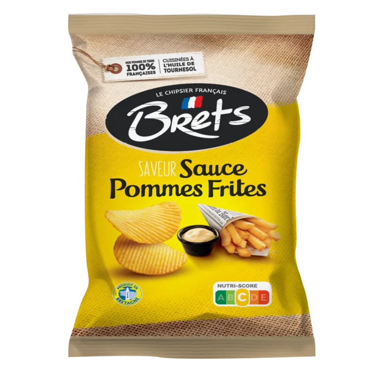 Brets Ondulées Saveur Sauce Pommes Frites