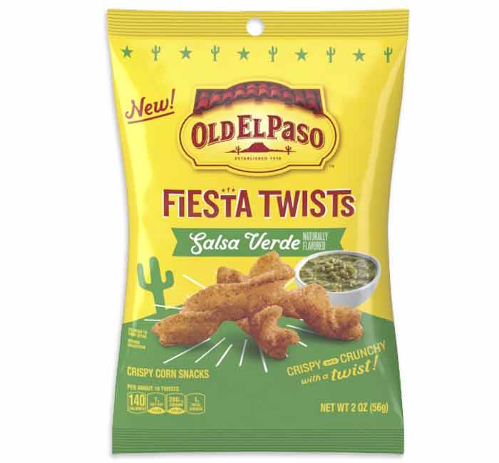 Old El Paso Salsa Verde Fiesta Twists 56G