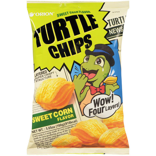 Orion Turtle Chips Sweet Corn 12x 160g
