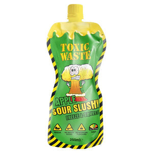 Toxic Waste Apple Sour Slushy Pouch 250ml