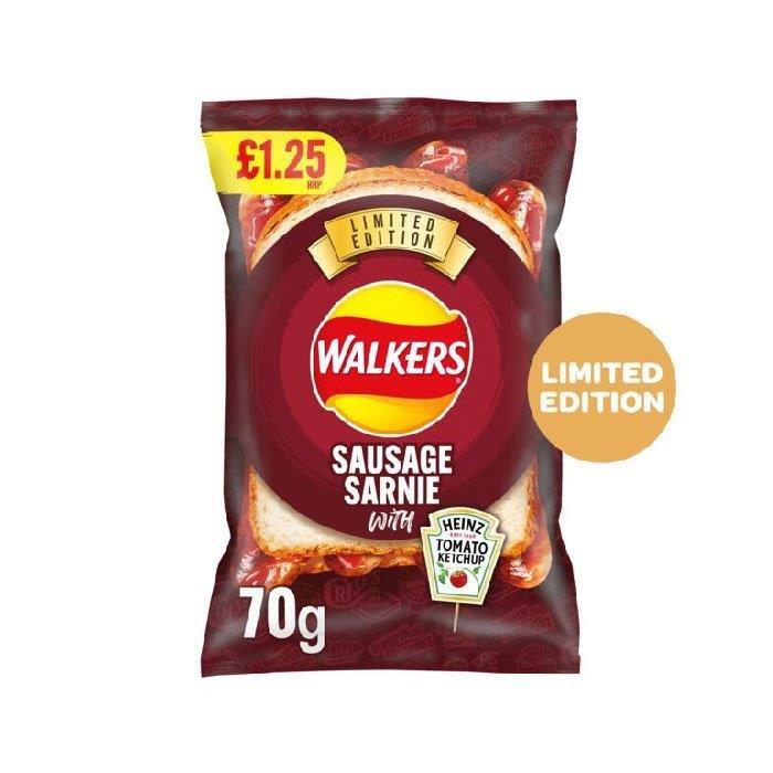 Walkers Heinz Sausage & Ketchup 70g