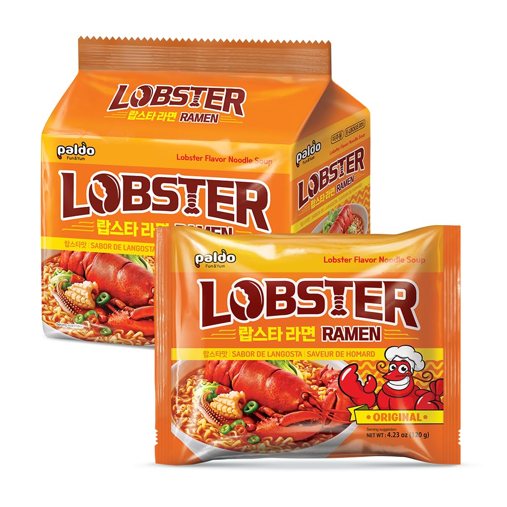 Paldo Lobster Flavor Ramen 120G