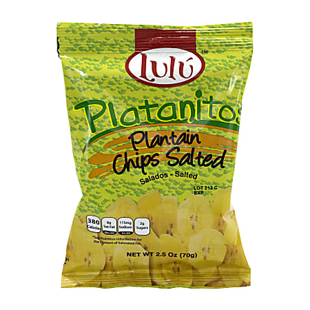 Lulu Salted Plantain Chips 2.5oz