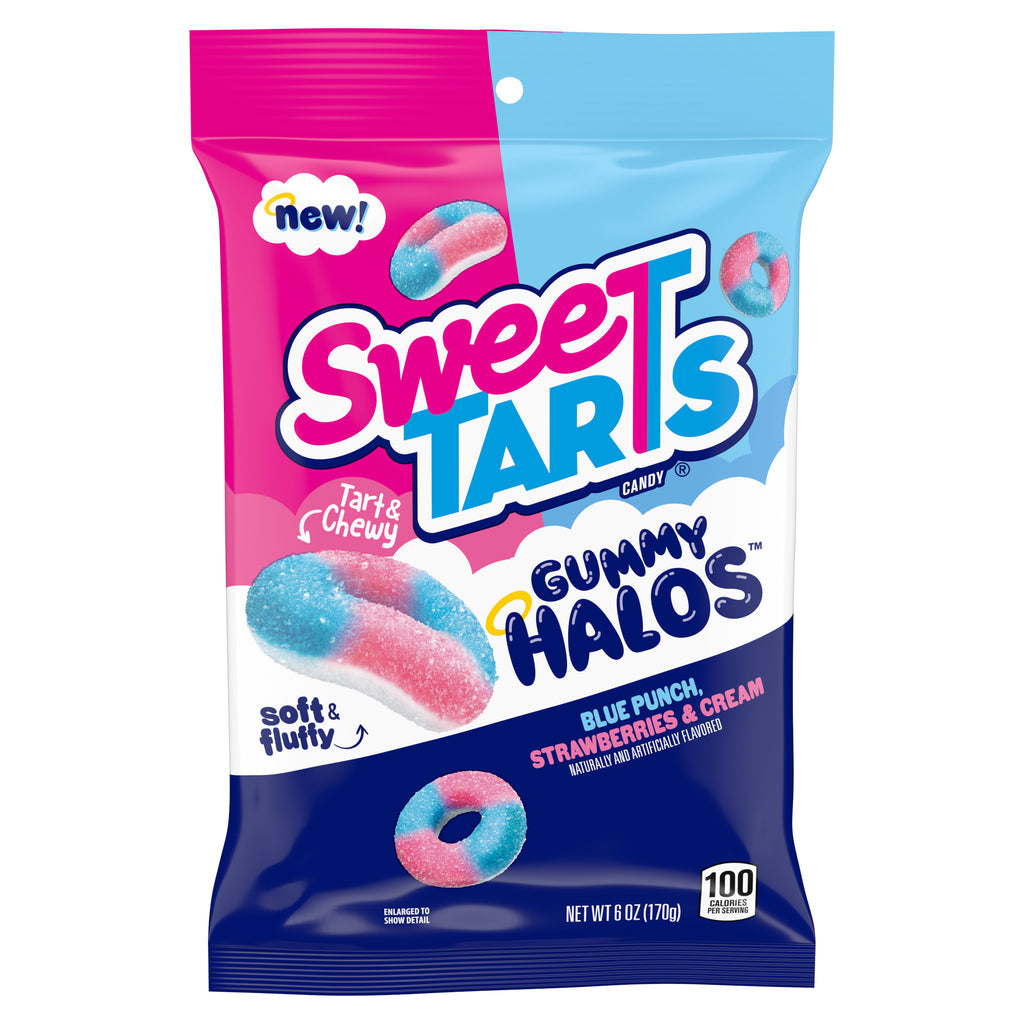 Sweetarts Gummy Halos Peg Bag 6oz