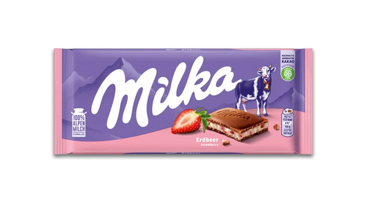 Milka Strawberry Yoghurt 100g
