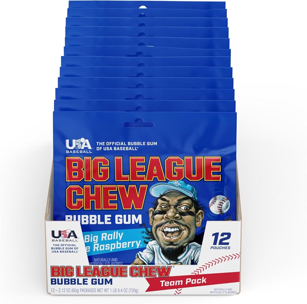 Big League Chew Blue Raspberry 2.12oz