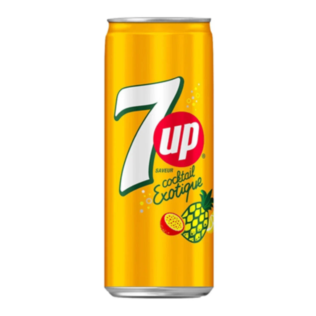 7up Exotic Slim Can 330ml (24 units)