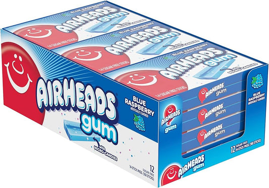 Airheads Gum Blue Raspberry 1.185oz